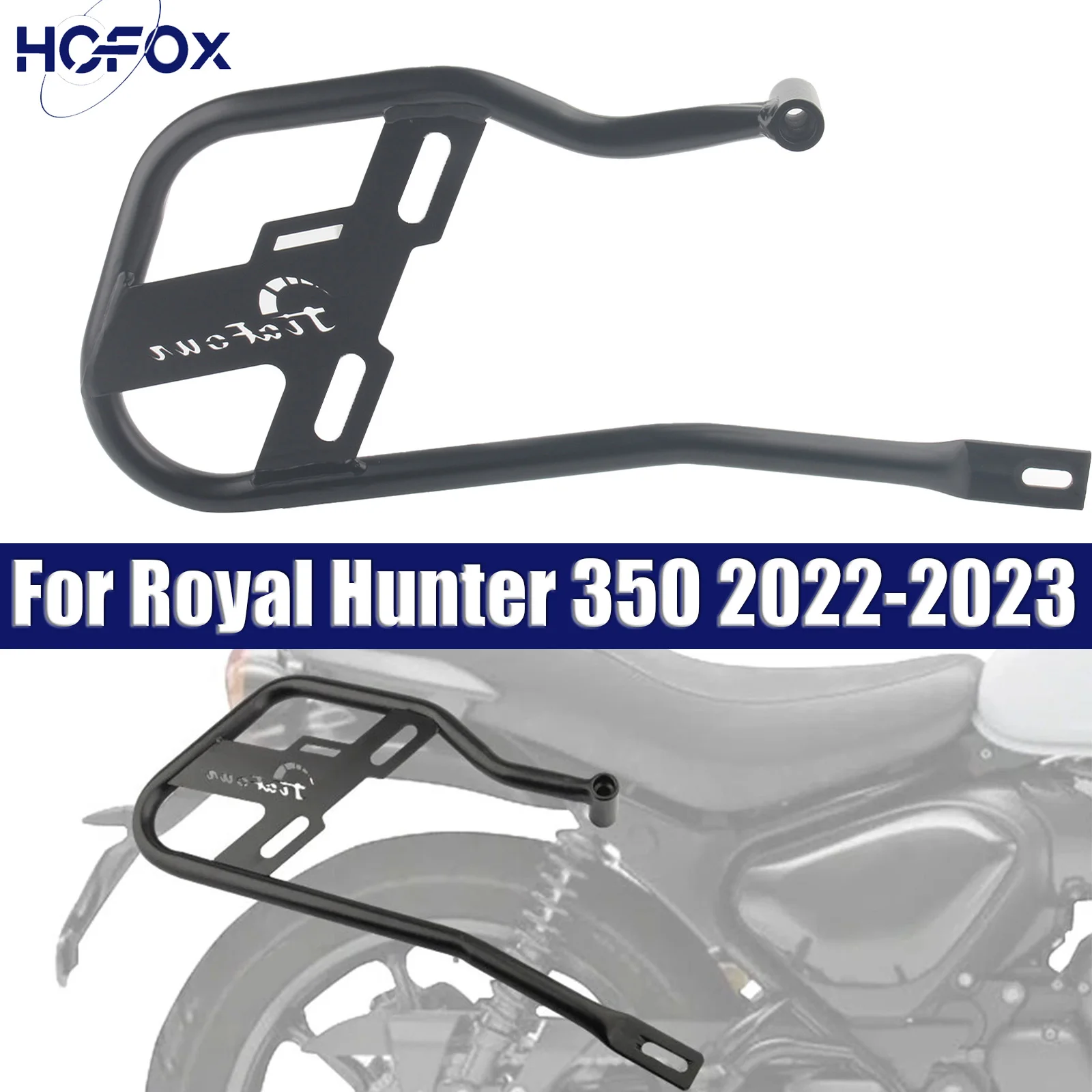 

Motorcycle Accessories Left Right Side Saddle Bag Side Trunk Bag Support Bracket Holder For ROYAL ENFIELD Hunter 350 2022-2023
