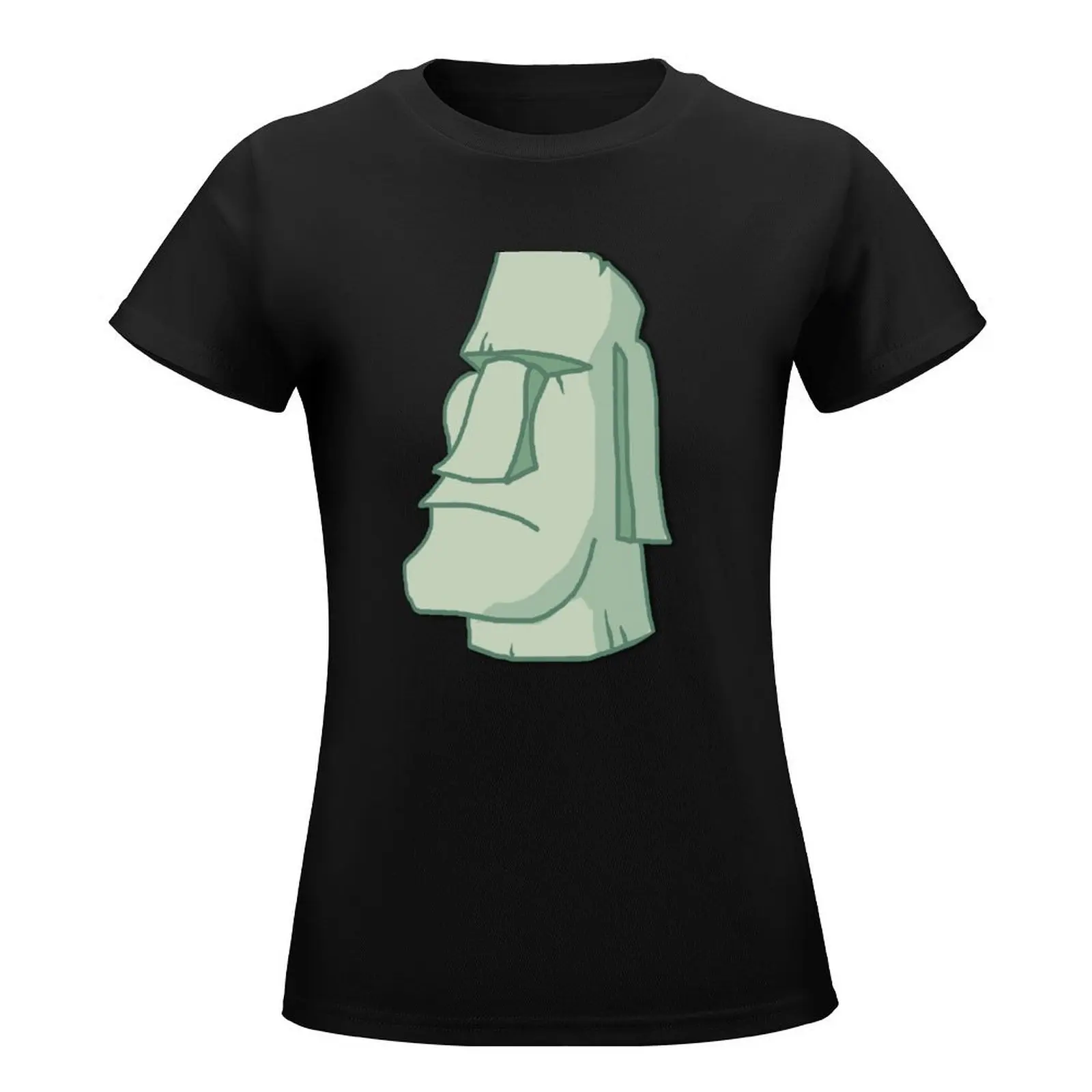 Easter Island Moai T-Shirt tops tees kawaii clothes Blouse t-shirts for Women pack
