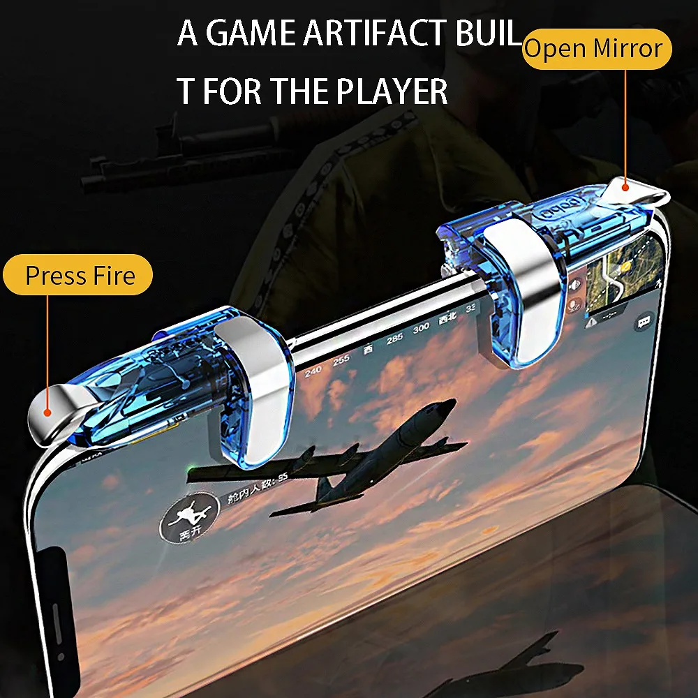 Mini-Gaming-Trigger für PUBG Gamepad Mobile Control L1 R1 Shooter Pubg Game Fire Buttons L1 R1 für Android Ios Joystick