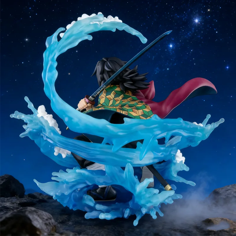 17 cm Premium Boxed Tomioka Giyuu Action Figure Water Ademhaling Stijl Vorm Nul Authentieke Collectible Grade Desktop Ornament Gift