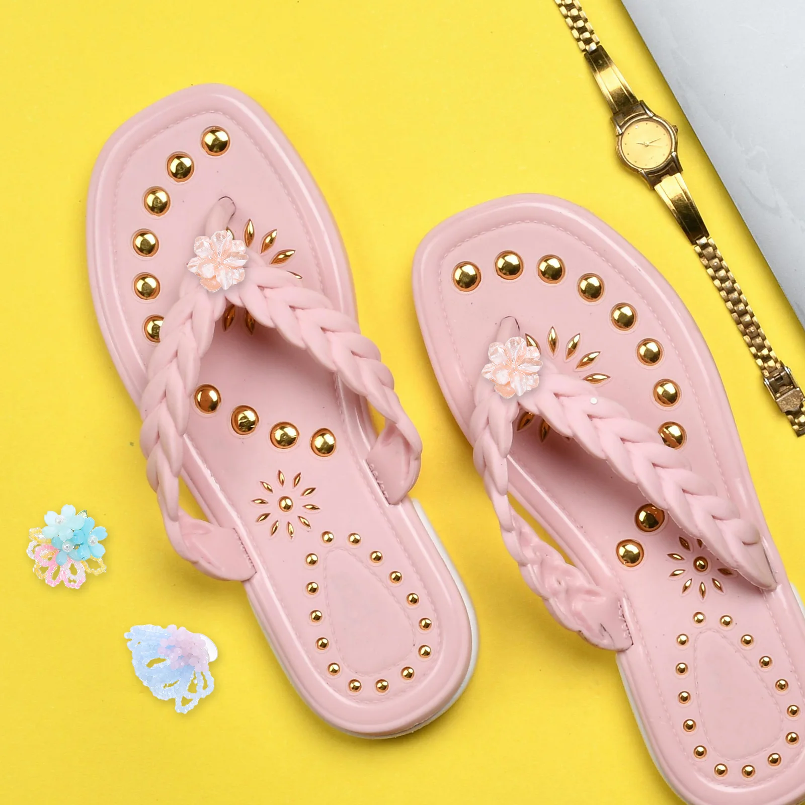 

10 Pcs Crystal Shoe Flower Set Decor Charms for Sneakers Flowers Clip Shoes Embellishment Cartoon Buckle Miss