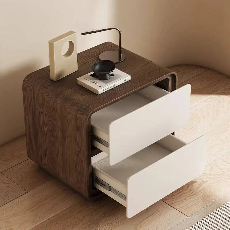 Mesita De noche moderna estética con cajón, mesita De noche sencilla Vintage De lujo, Mesa De Cabeceira nórdica De moda, muebles De dormitorio