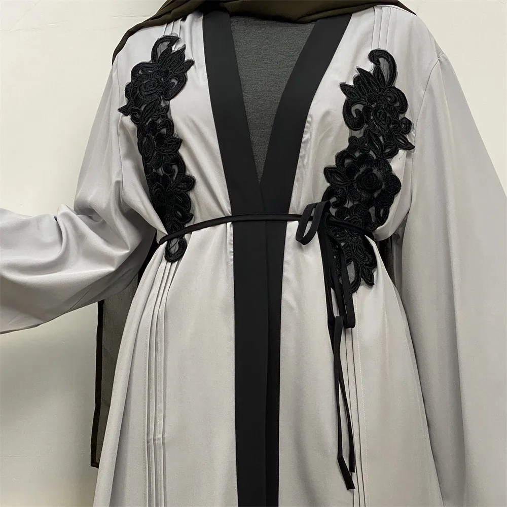 

Femme Musulmane Kaftan Turkey Islam Clothing Embroidery Muslim Dress Women Dubai Abaya Modest Robe Caftan Robe Kebaya Jalabiya