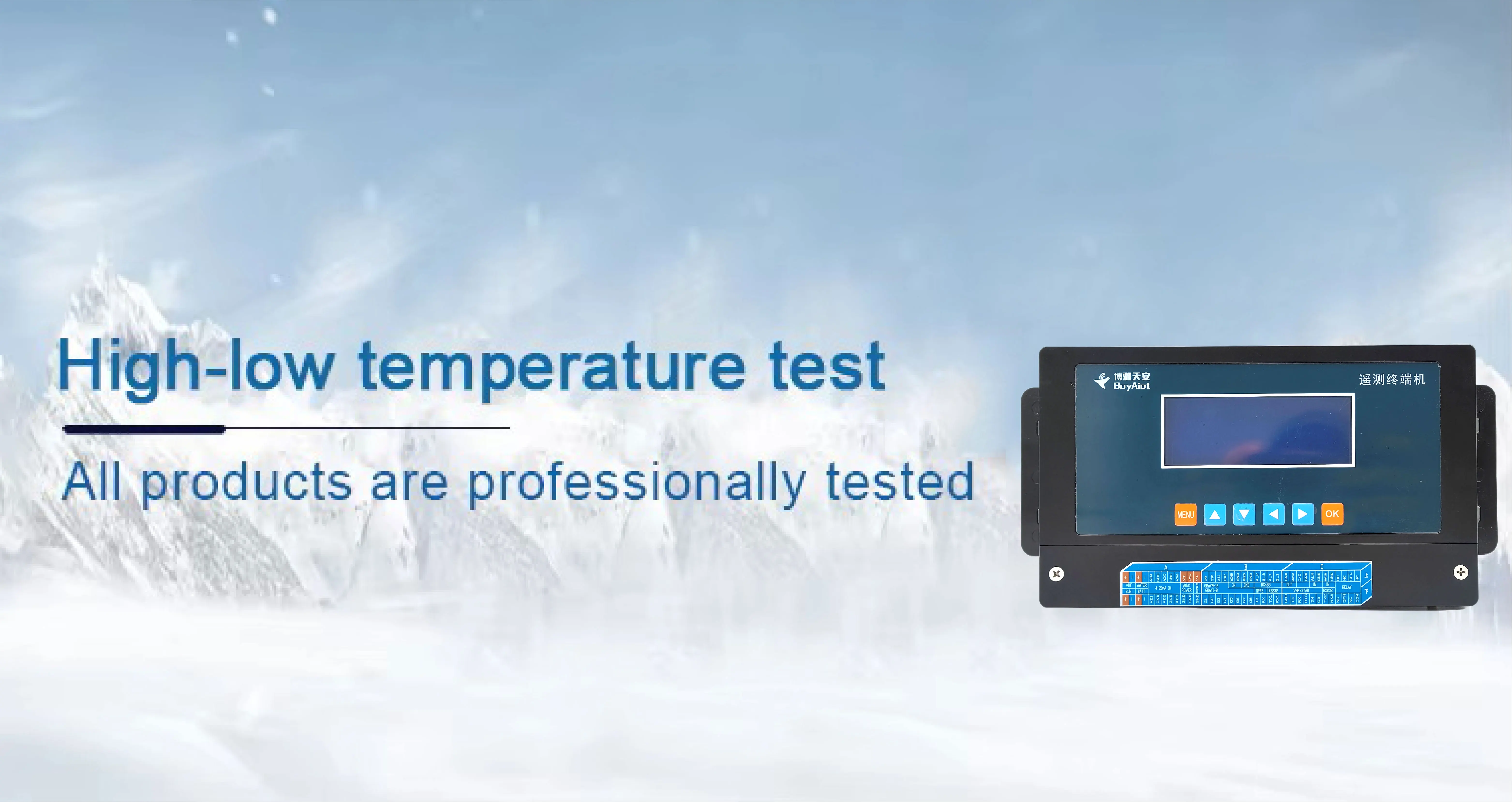 Terminal pemantauan konservasi air BOY-S502-4G Smart water wireless RTU 4G Cellular IoT Modbus RTU