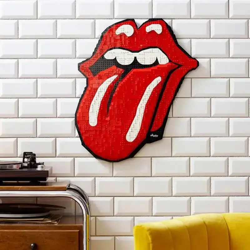 Nieuw product Rolling Stones TongueArt Life 3D1998 STKS gebouw wandmontage speelgoed herdenkingsmunt kinderen Gift 31206
