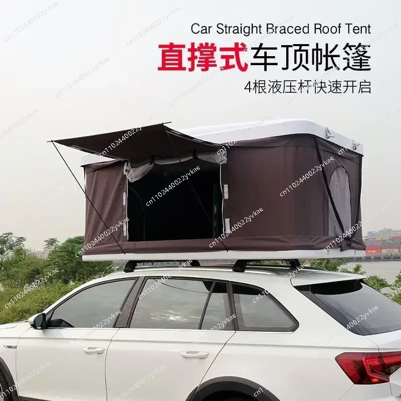 

Car roof tent bed automatic sunroof entry self-driving tour outdoor car camping