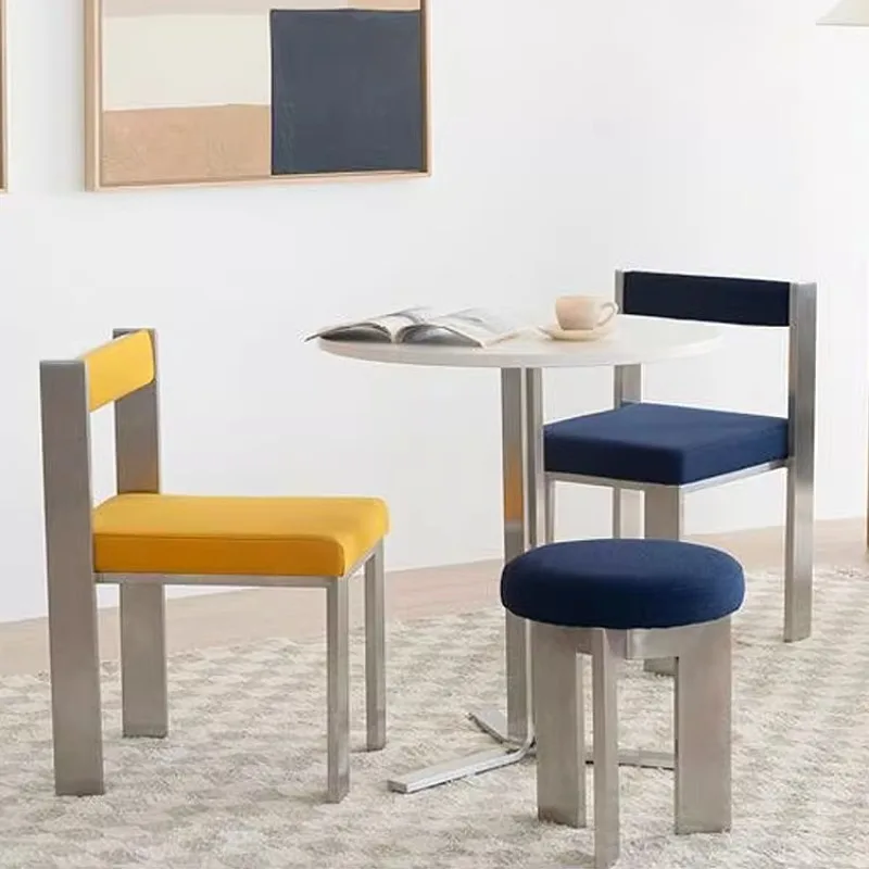 

Nordic retro dining chair 2025 new home simple back chair designer