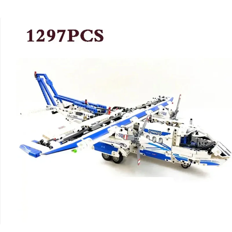 2014 Same 42025 Cargo Carrier Airplane Model Building Blocks, Out-of-print Building Blocks Transporter Airplane Christmas Gifts