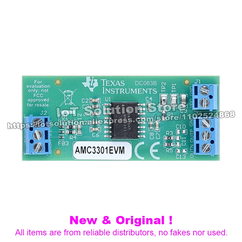 AMC3301EVM AMC3301 precision reinforced isolated amplifier with integrated DC/DC converter evaluation module