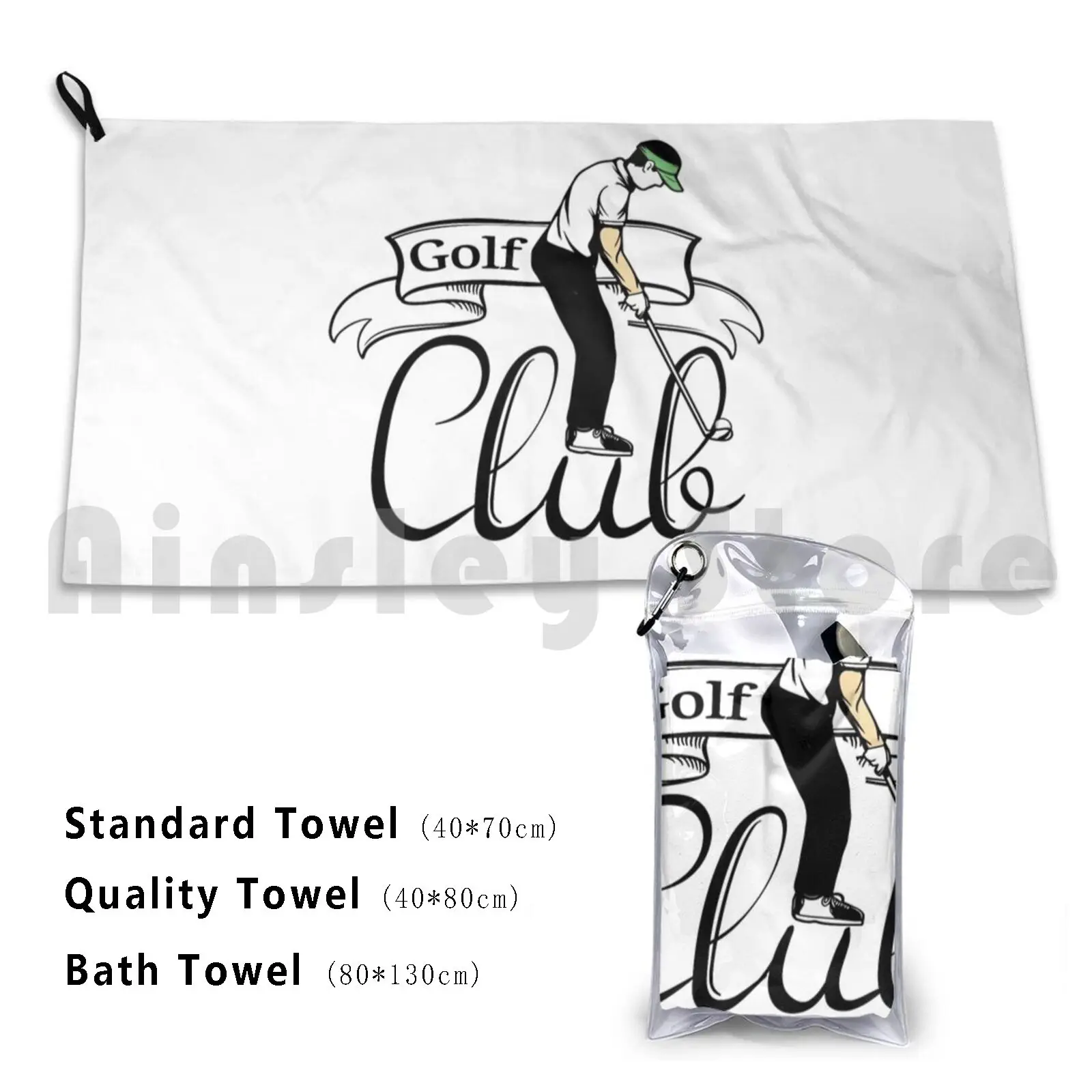 Golf Club Beach Towel Quick Dry Quality Towel Golf Golf Club Discount Golf Clubs Golf Player Golf Ball Gift Idea Golf