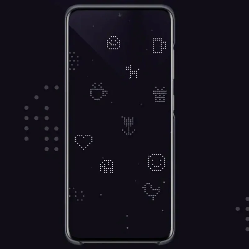 Smart LED Cover For Samsung Galaxy S20 S20+ S20 Ultra LED Back Cover Emotional Led Lighting Effect Phone Case LED Cases