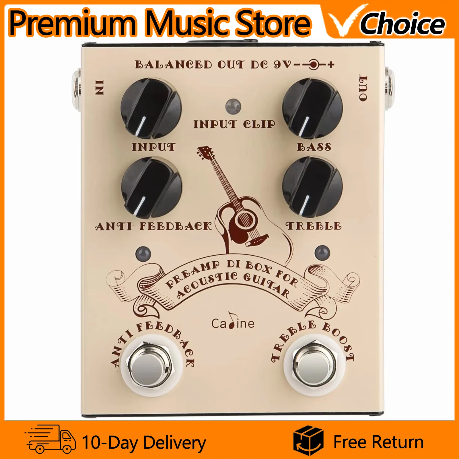 Caline Gitarre Pedal CP-40 Akustische Gitarre Effektor Klassische Gitarre Vorverstärker Effektor Pedal Gitarre Teile Zubehör