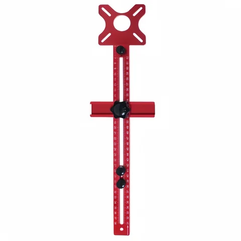 확장 3 in 1 라우터 밀링 그루브 브래킷, 9-61cm 반경 라우터 원형 커팅 지그, 목공용 알루미늄 캐비닛 하드웨어 지그