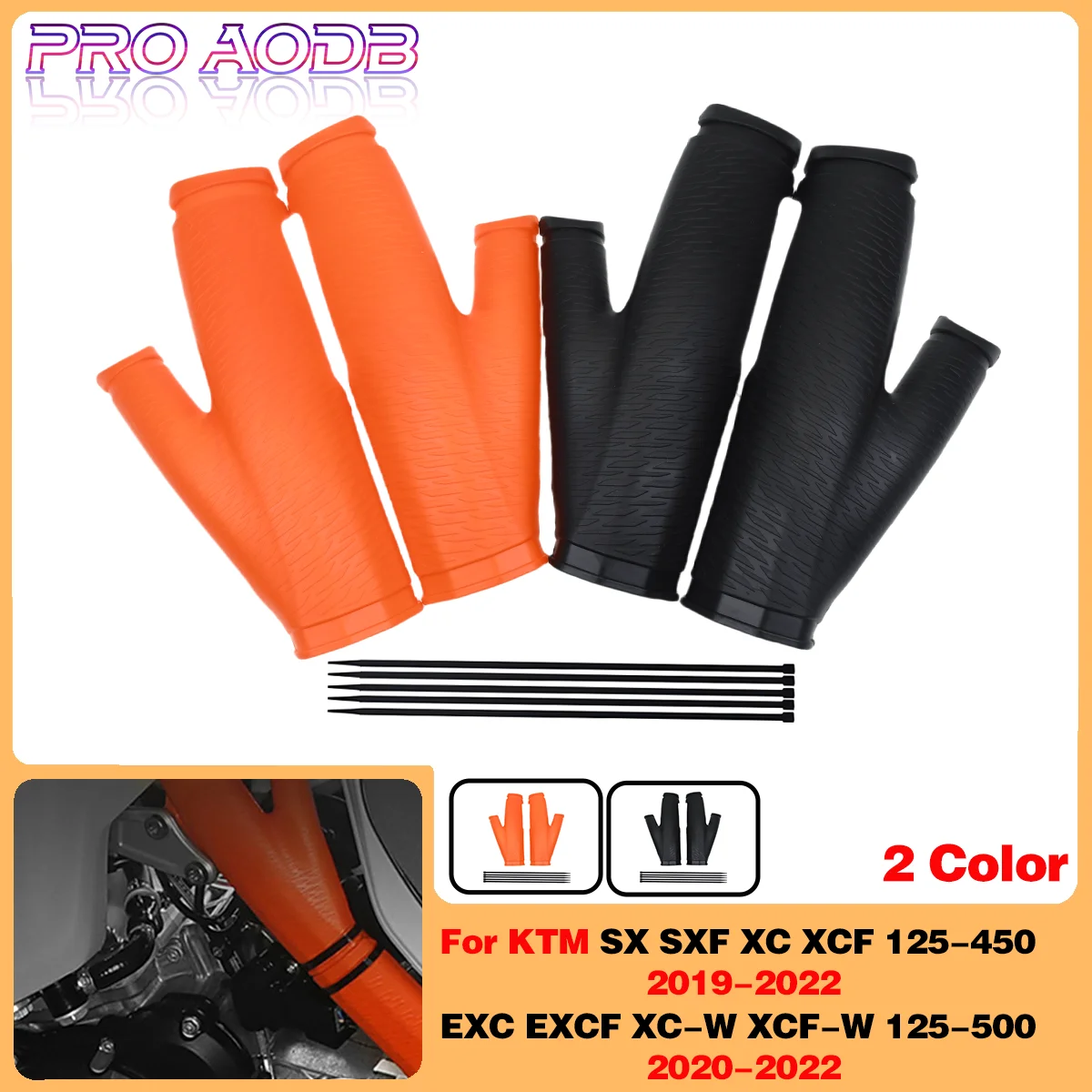 

Motorcycle Plastic Frame Cover Guards Protector For KTM SX SXF XC XCF EXC EXCF 125 150 250 300 350 450 500 2019 2020 2021 2022