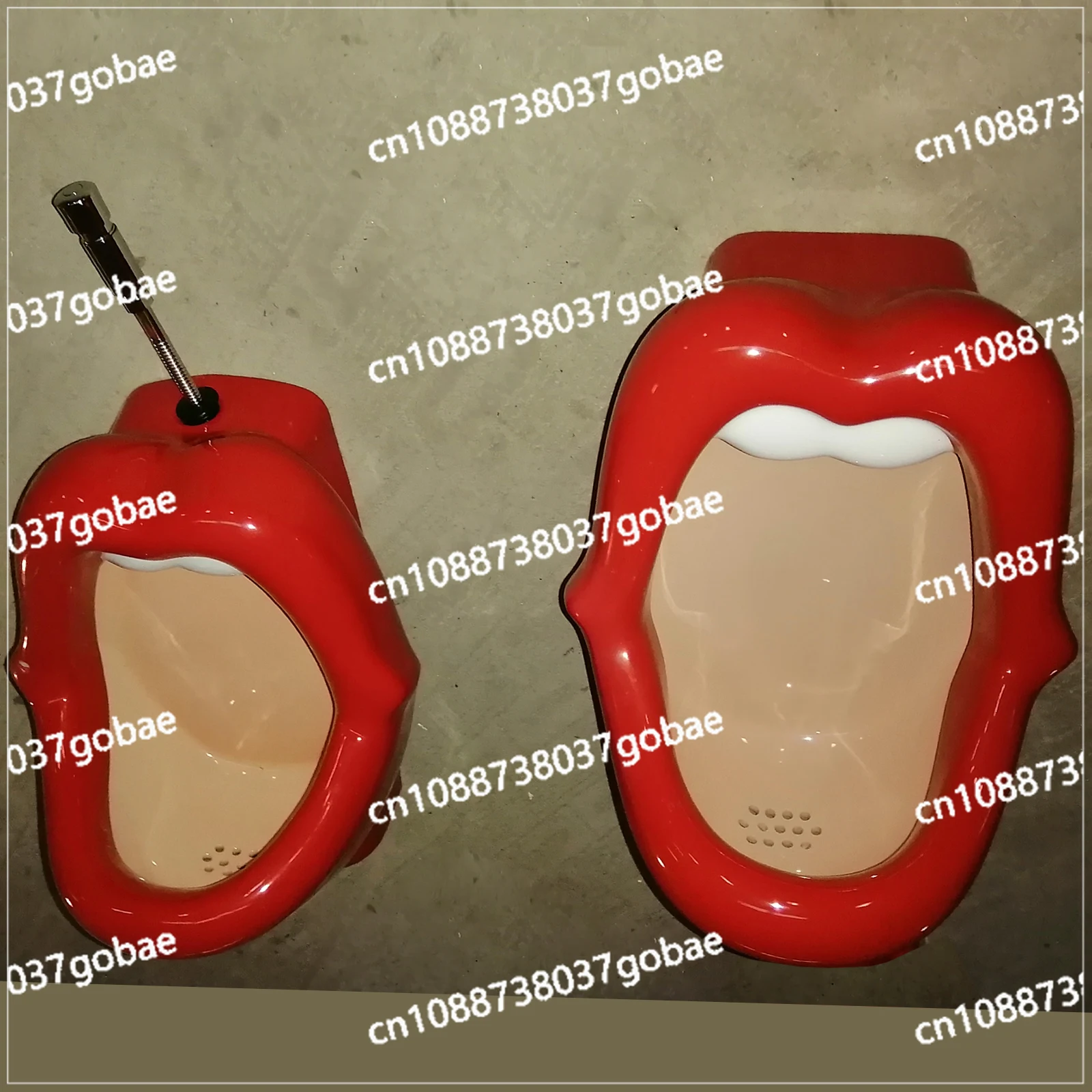 

Kiss Urinary 3d Piss Toilet Pan Toilettes Salon Urine Device Hot Urination Red Bloody Urine Lip Bar Funny Sanitary Modern Home