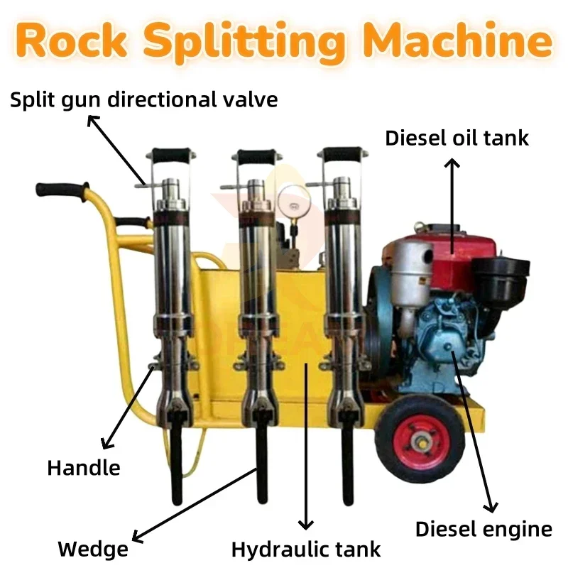 

Гидравлическая машина для раскалывания камня YG Customized Big Hydraulic Stone Rock Breaking Splitter Machine для продажи