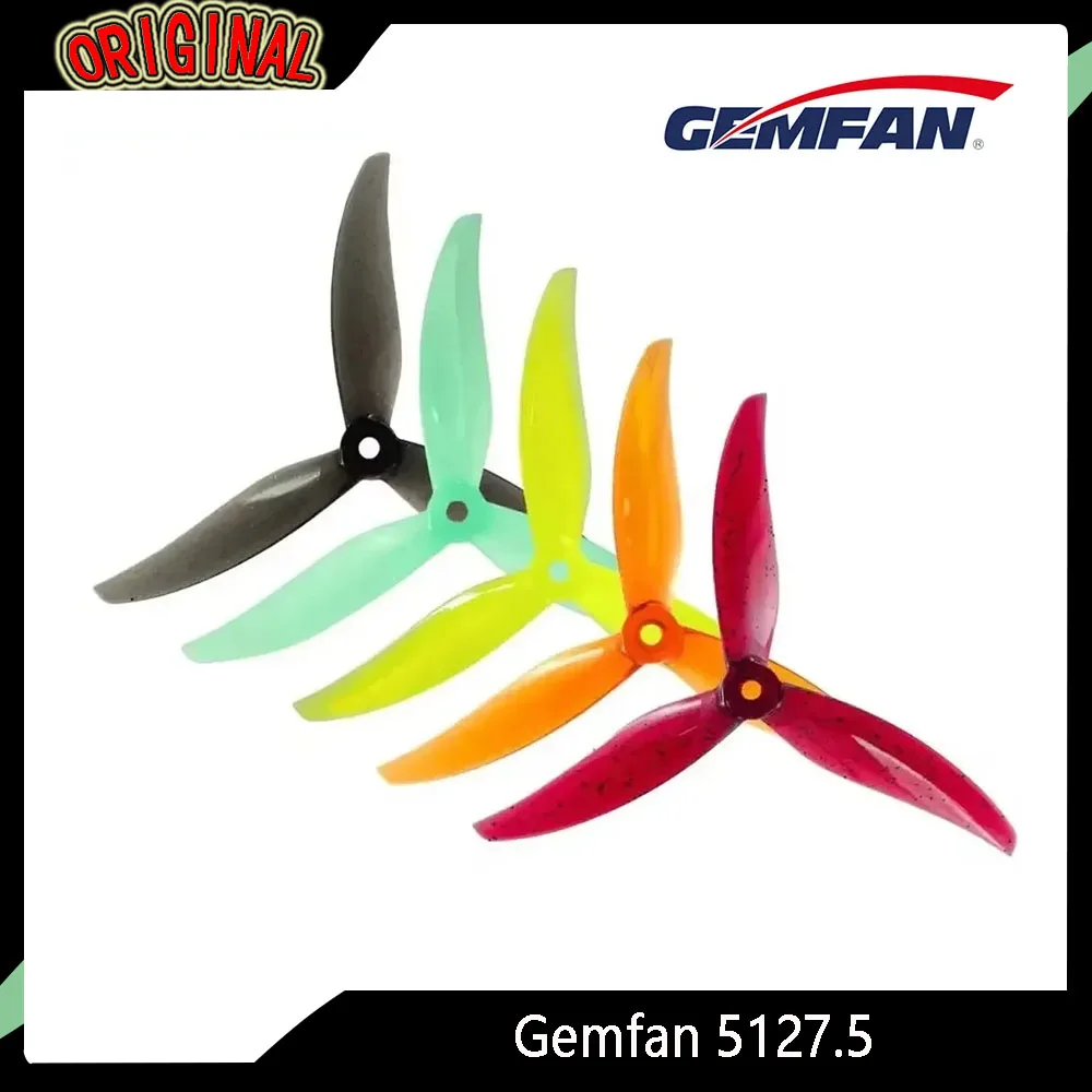 

Gemfan 5127.5 5-дюймовый 3-лопастной реквизит для ПК (2 пары) — RC FPV Детали для дрона для фристайла