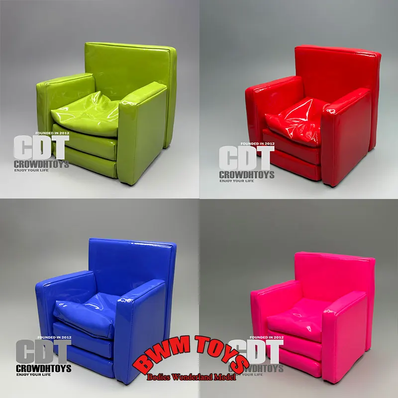

In Stock CROWDHTOYS 1/6 Scale Soldier Miniature Sofa Model Armchair Dollhouse Scene Accessories For 12Inch Action Figure