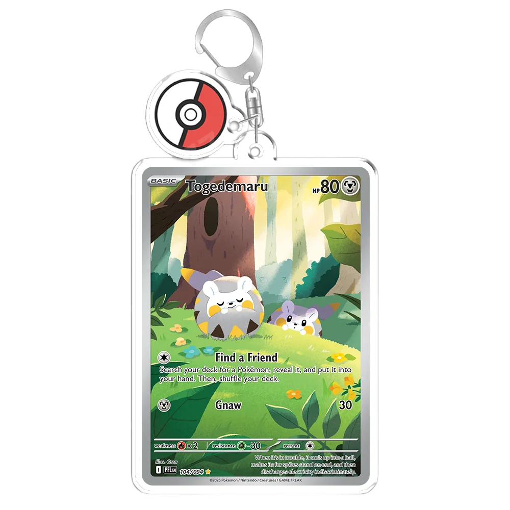 Keychain for Pokemon Rotom Ludicolo Riolu Sharpedo Anime Game Fans Gifts Recycled Acrylic Backpack Pendant Decoration Rare Toy view 4