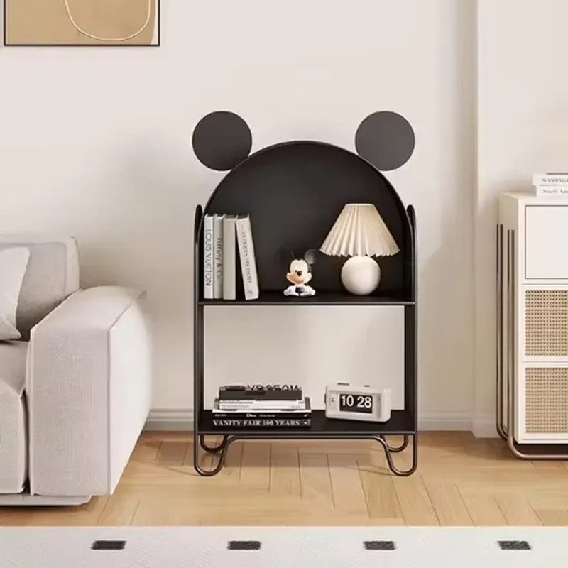 Multi-layer Storage Rack Living Room Sofa Side Storage Cabinet Bedroom Bedside Cabinet Creative Bear-shaped Storage Cabinet