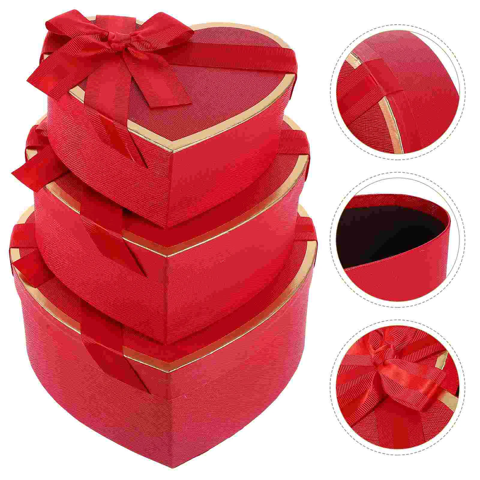 Heart Shaped Box For Luxuryes Birthday Gift Valentine's Day Gift Packing Boxes Anniversary Surprise Gifts Wedding Decorations