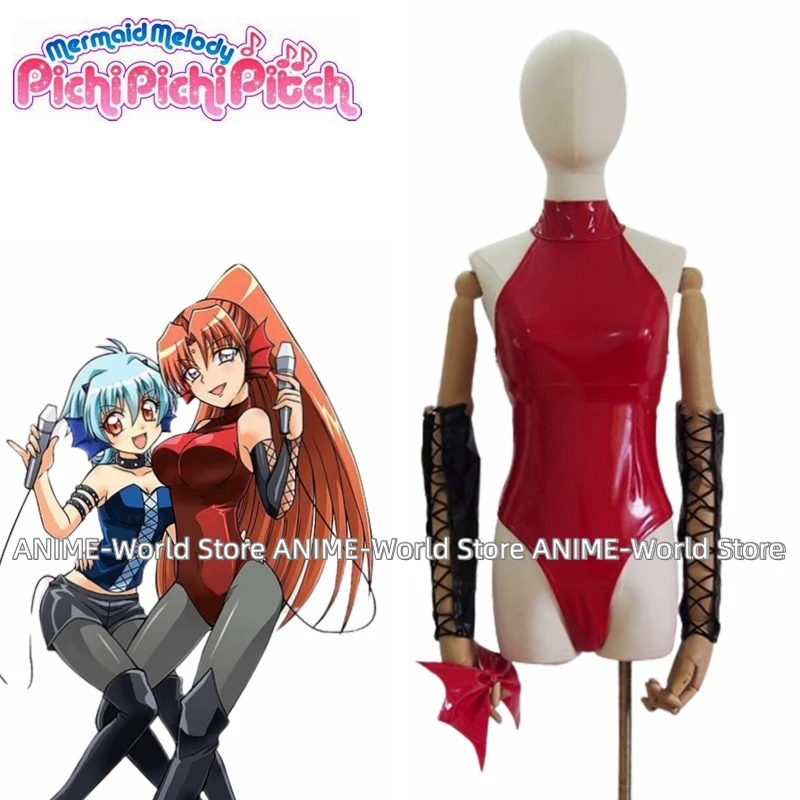 

《Custom size》Anime Mermaid Melody Black Beauty Sisters Costum Cosplay Custom Made Any Size Uniform Halloween