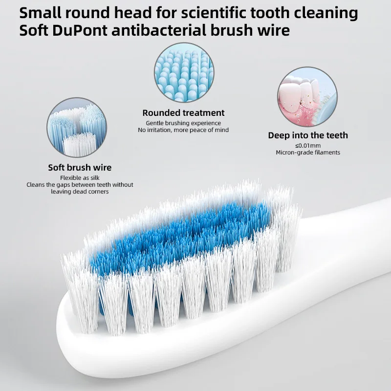 Электрическая ультразвуковая зубная щетка, шестискоростной режим, домашняя мягкая волосы, зарядка через USB, водонепроницаемый очиститель для зубов для взрослых, автоматический набор для пар