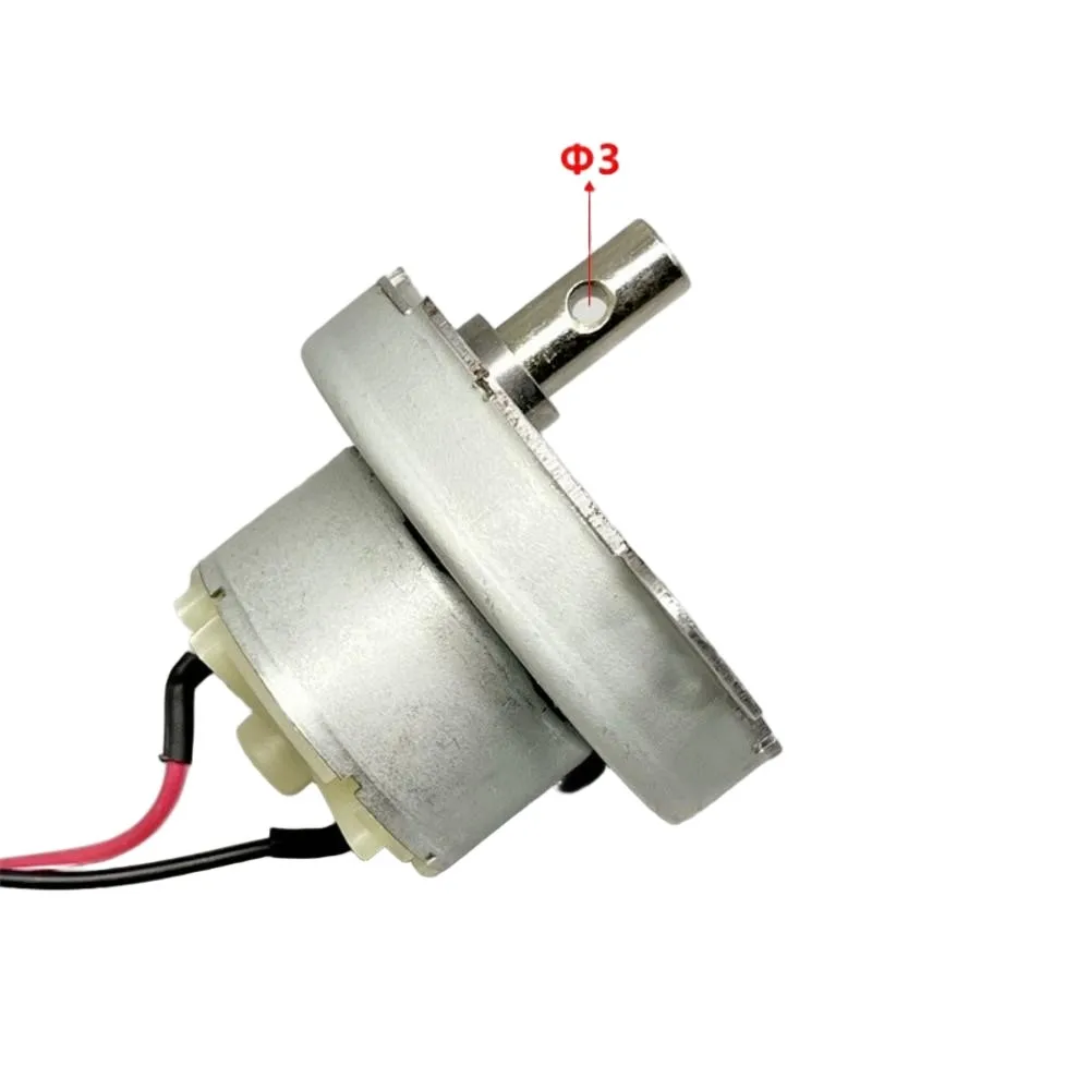 

JS50 Gear Moor DC 3-6V 6-12RPM Low Speed Large Reduction Ratio Gear Motor Reduction Ratio 1:482 1PCS