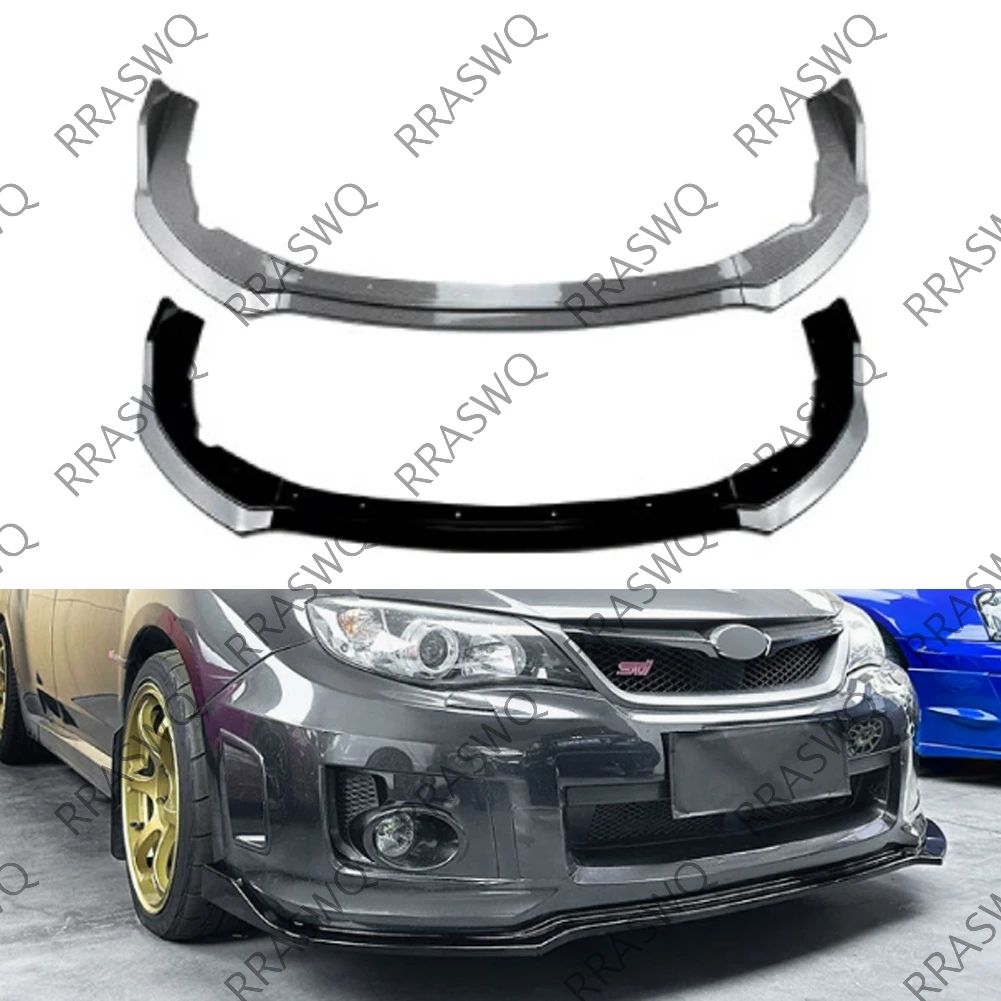 Für Subaru Impreza WRX STI 2011 2012 2013 2014 3-teiliger Frontstoßstangen-Lippenspoiler Diffusor Stoßstangen-Karosserie-Kit