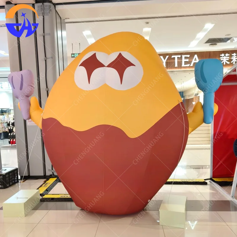 

Надувная модель-талисман в виде сладкого картофеля на заказ, декоративный реквизит для уличных рынков, дворов и рекламных мероприятий