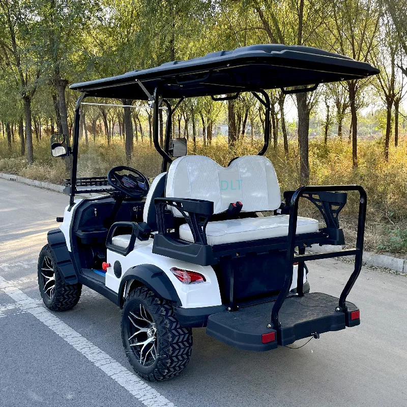 

2024 Newly Launched 4-Seater 72V 5kw AC Motor Lithium Battery Electric Hunting Golf Cart Sightseeing Bus Club Car Made In China