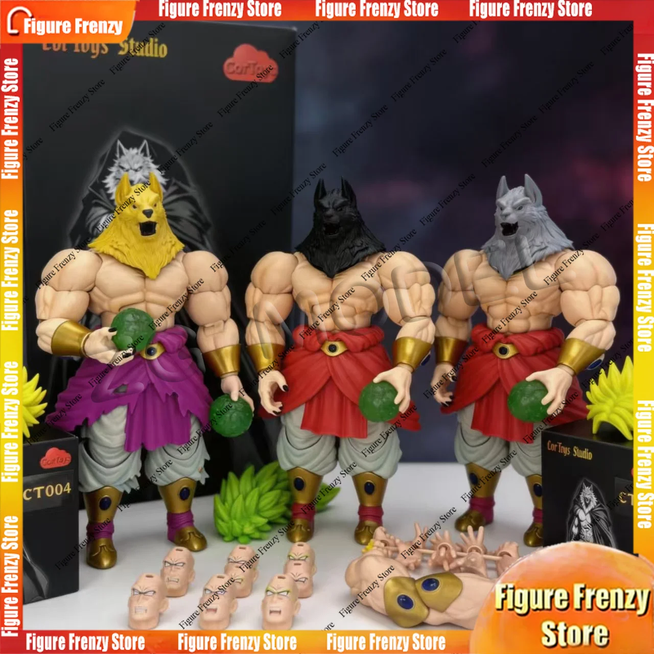 Oferta Especial: Estoque Disponível CT Broly Lycaon Norse Wolf God CT003, CT004, CT005 - Figuras em Estoque