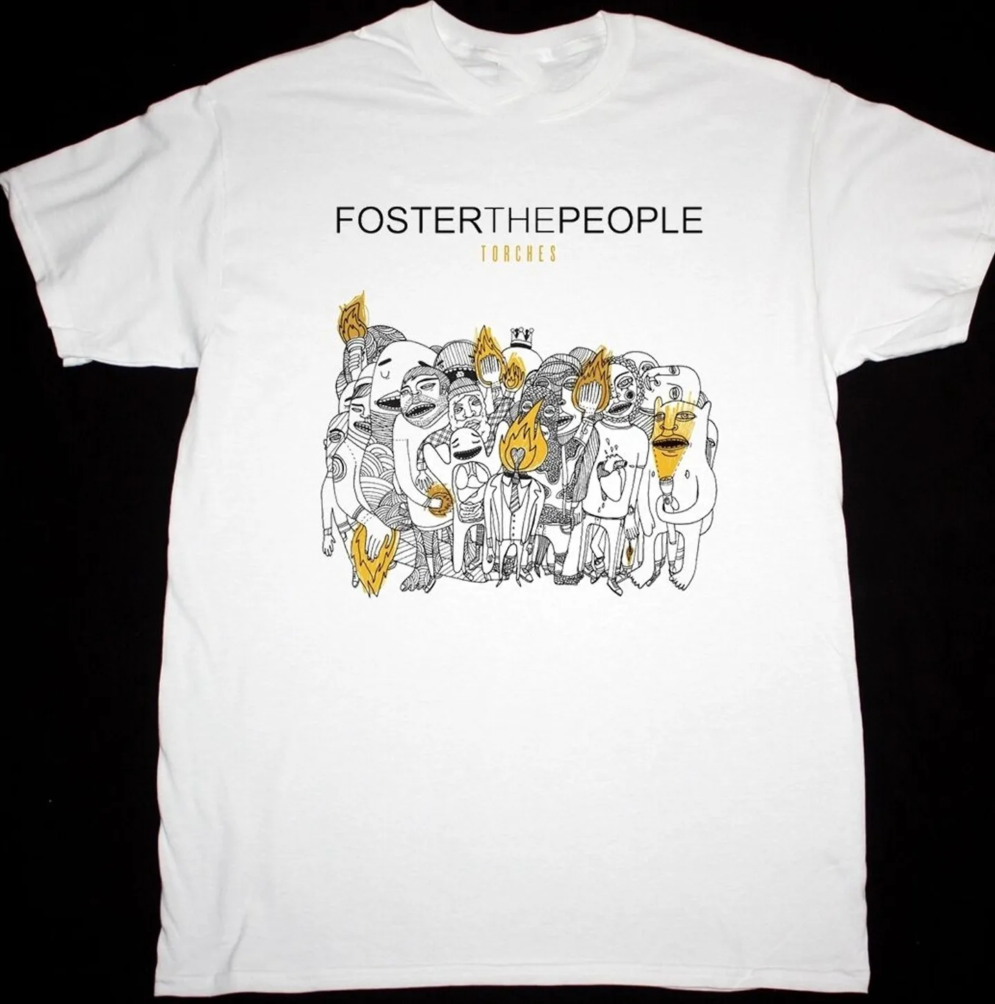 Foster The People band TORCHES T shirt White All Sizes JJ3916