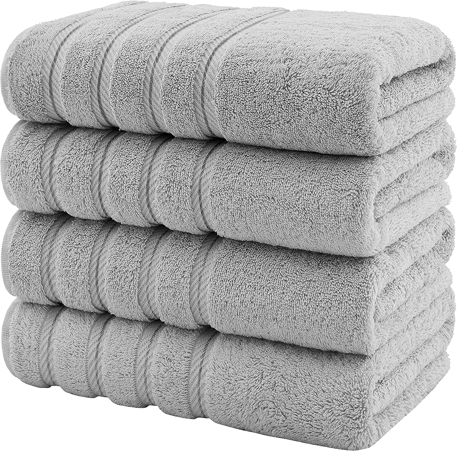 

Custom Logo Large Good Absorption Cotton Soft Bath Towels Set for Bathroom and Hotel