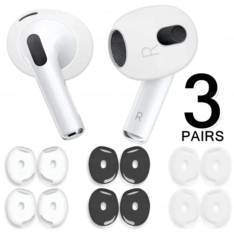 1/3 paires d'embouts d'écouteurs antidérapants pour Apple AirPods 4, embouts de remplacement ultra fins, embouts de protection pour écouteurs pour AirPods4