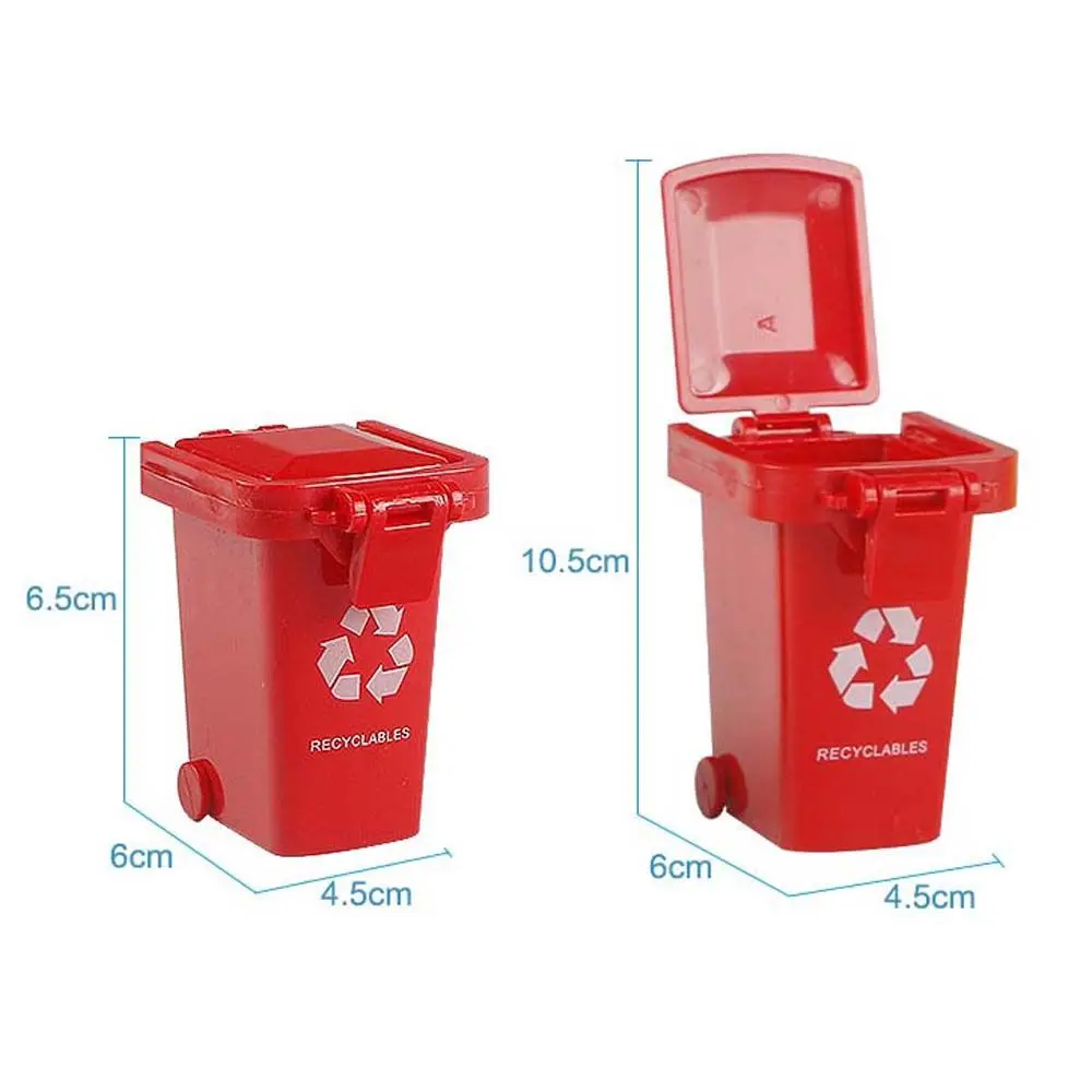 Doll House Decoration Pretend Play Toy Simulation Furniture Toy Dollhouse Miniature Simulation Trash Can Dollhouse Trash Can