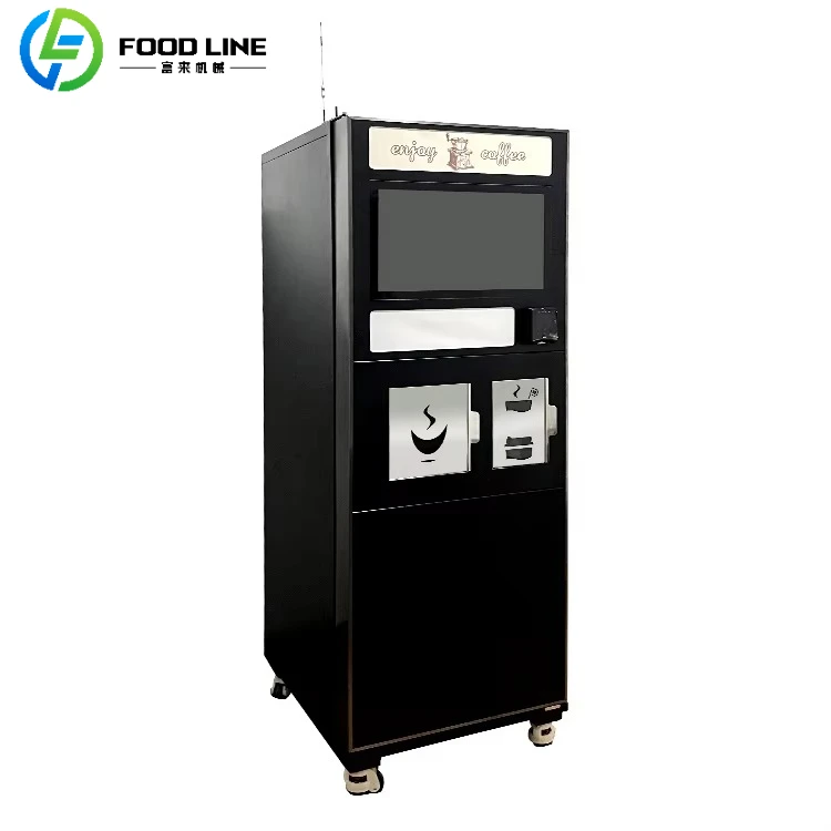 

Bean to Cup Robot Coffee Vending Machine Fully Automatic 24H Service Touch Control Workplace New Arrival