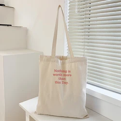 New Fashion Casual Canvas Pattern Printed Large Capacity Shopping Bag Tote Bag Women's Shoulder Bag For Commute Shopping