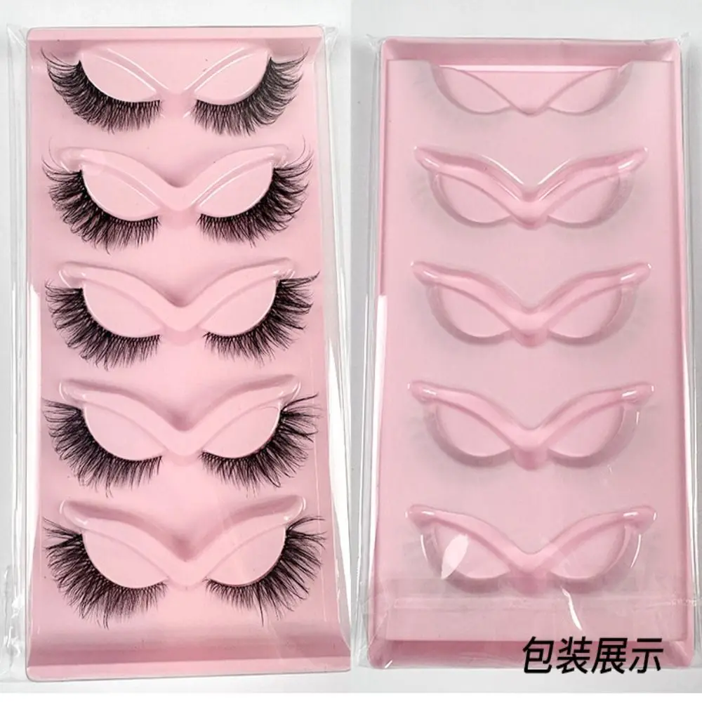 手作り女性用美容人工繊維厚い長いまつげつけまつげアイエクステンションフォックスアイ