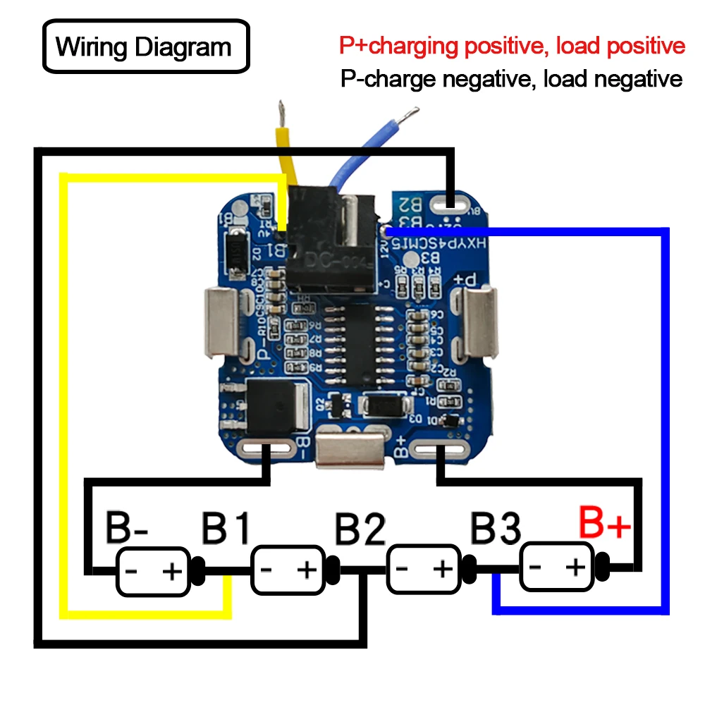 HXYP-4S-CM15/BD21 ternary 4S lithium battery protection board Hand electric drill electric tool overcharge protection board