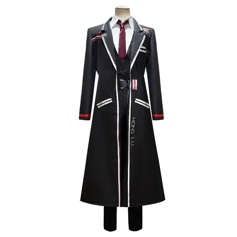 

Lu Faust Costume Game Limbus Company Yi Sang Hong Cosplay Black Uniform Cloak Anime Role Play Halloween For Women Menc;6,r FD1;6