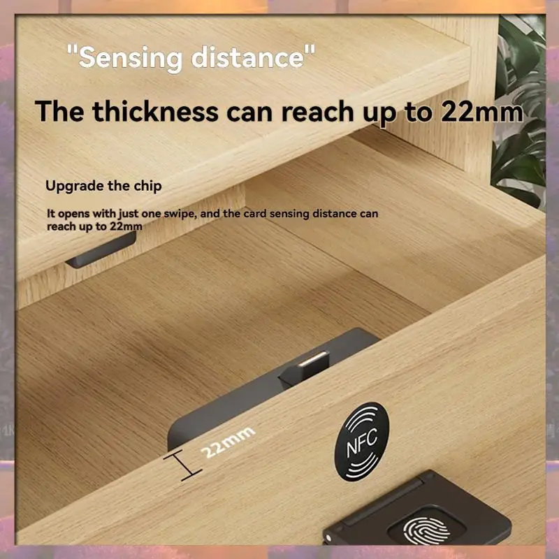 Serratura elettrica per cassetto dell'armadio senza chiave di vendita superiore Serratura elettrica per porta di sicurezza senza perforazione a prova di bambino per la sicurezza dell'armadio domestico