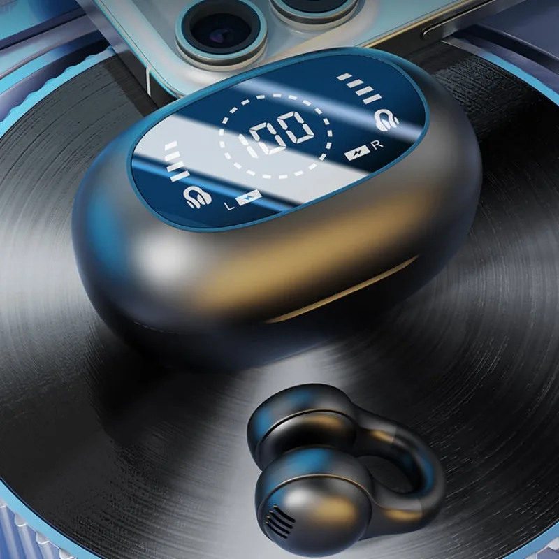 

Cross-border X51 for 5.4 Wireless Clip-on Sports Earphones IPX5 Waterproof Active Noise Cancellation LED JL Type-C