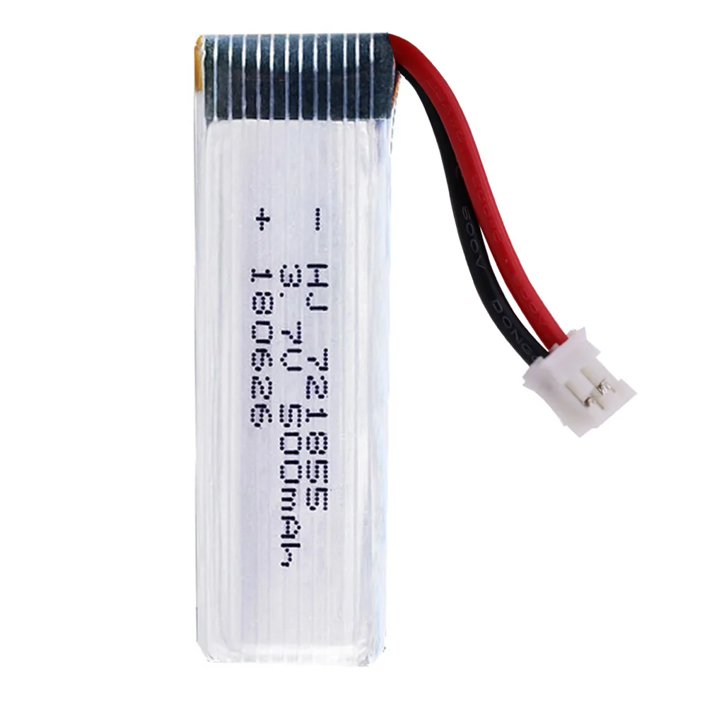 Lipo Battery 1S 3.7V 3.8V 500mAh 721855 30C 1S PH2.0 Plug with charger for Indoor Racing Drone Toys 3.7V high quality batteries