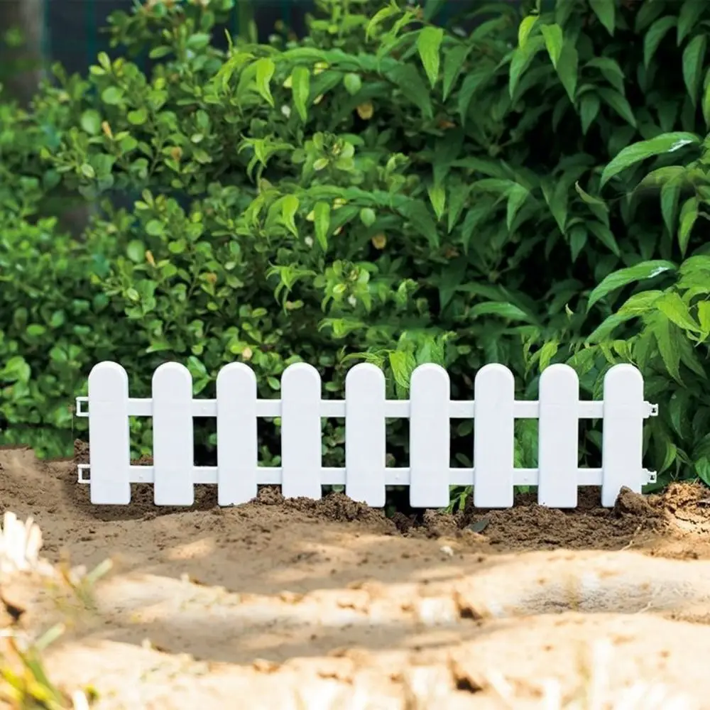 2pcs Garden Greening Plastic Courtyard Fence Practical Universal Garden Fence Creative Durable Guardrail Villas