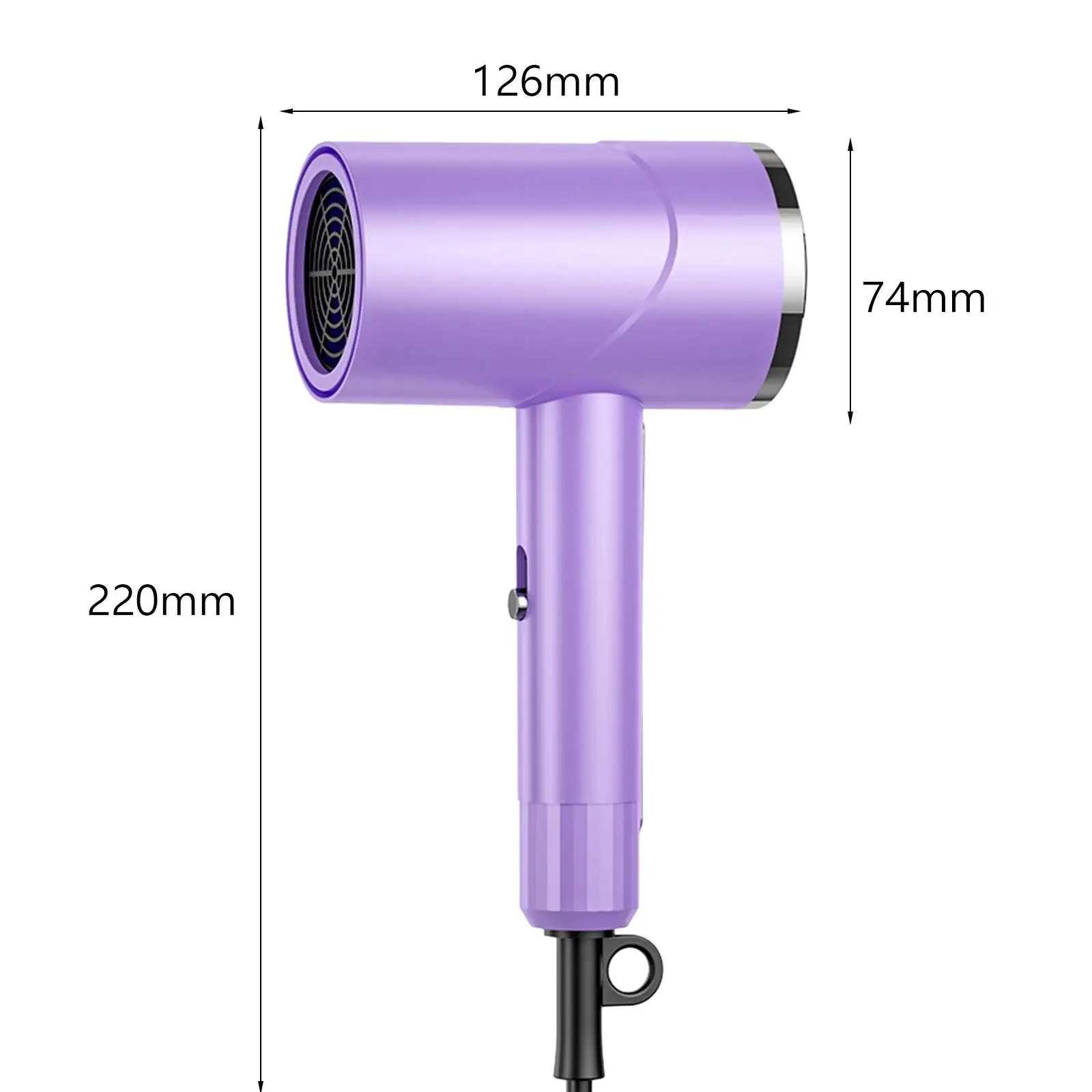 ไดร์เป่าผมขนาดเล็กเครื่องเป่าผม2การตั้งค่าความเร็วความร้อนเทคโนโลยีเครื่องเป่า