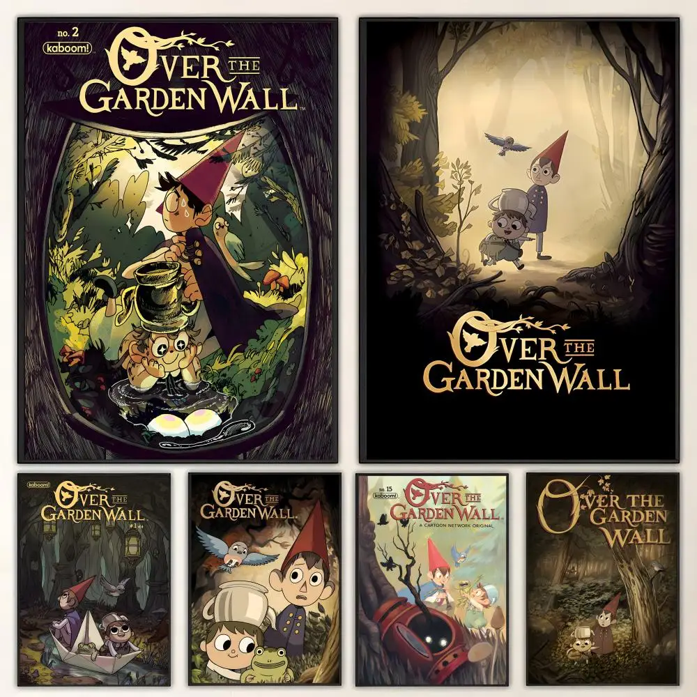 TV Series Over the Garden Wall Poster HD art waterproof sticky wall home decoration aesthetic