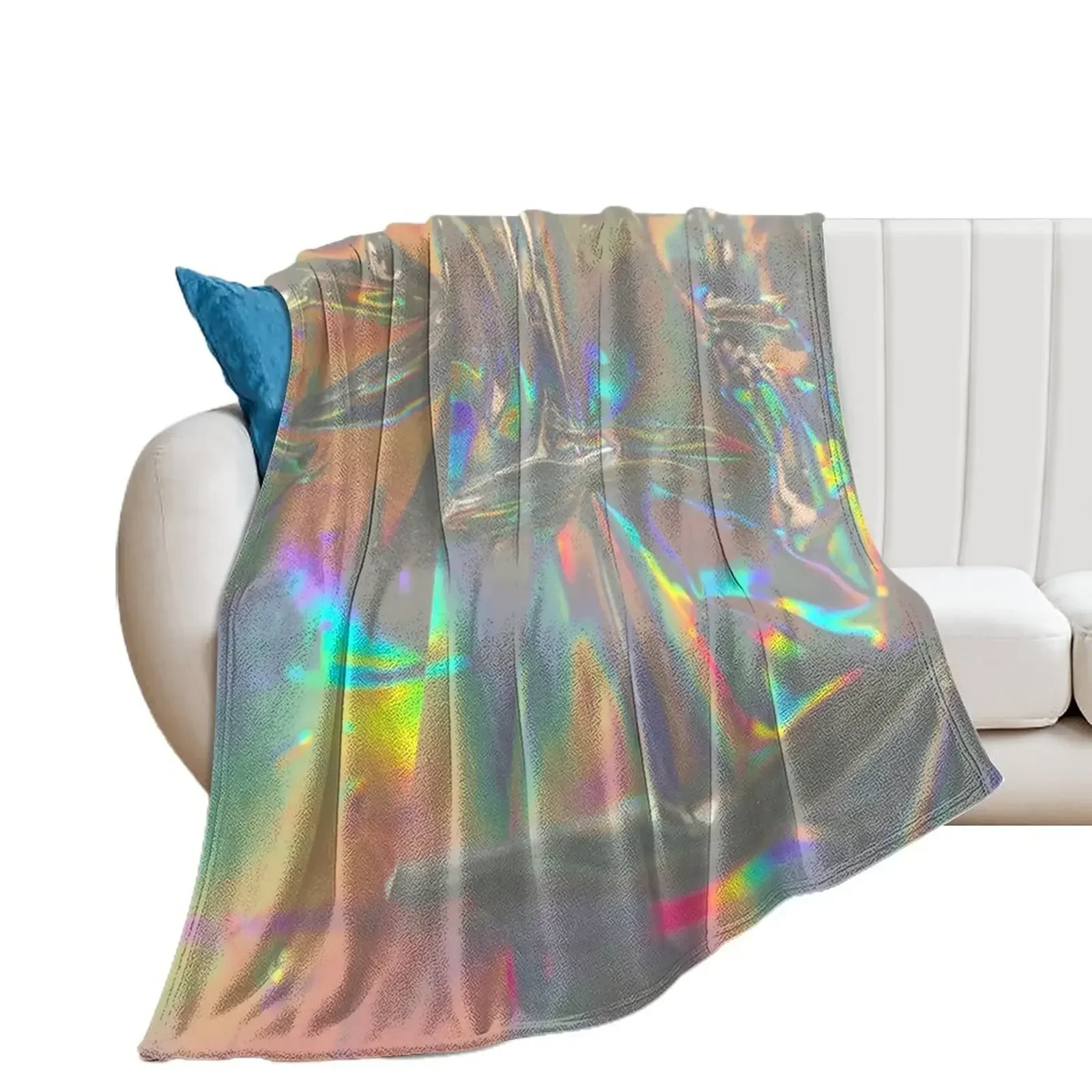 

Holographic Whisper Throw Blanket Picnic decorative Thin Blankets