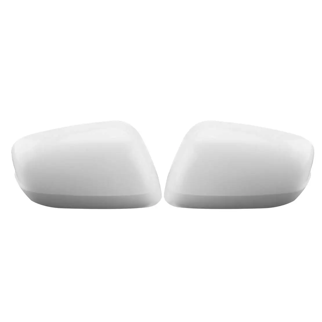 

White 1 Pair Car Door Rearview Mirror Caps Covers Without Light Bezel Fit For Honda Fit Jazz 2009 2010 2011 2012 2013