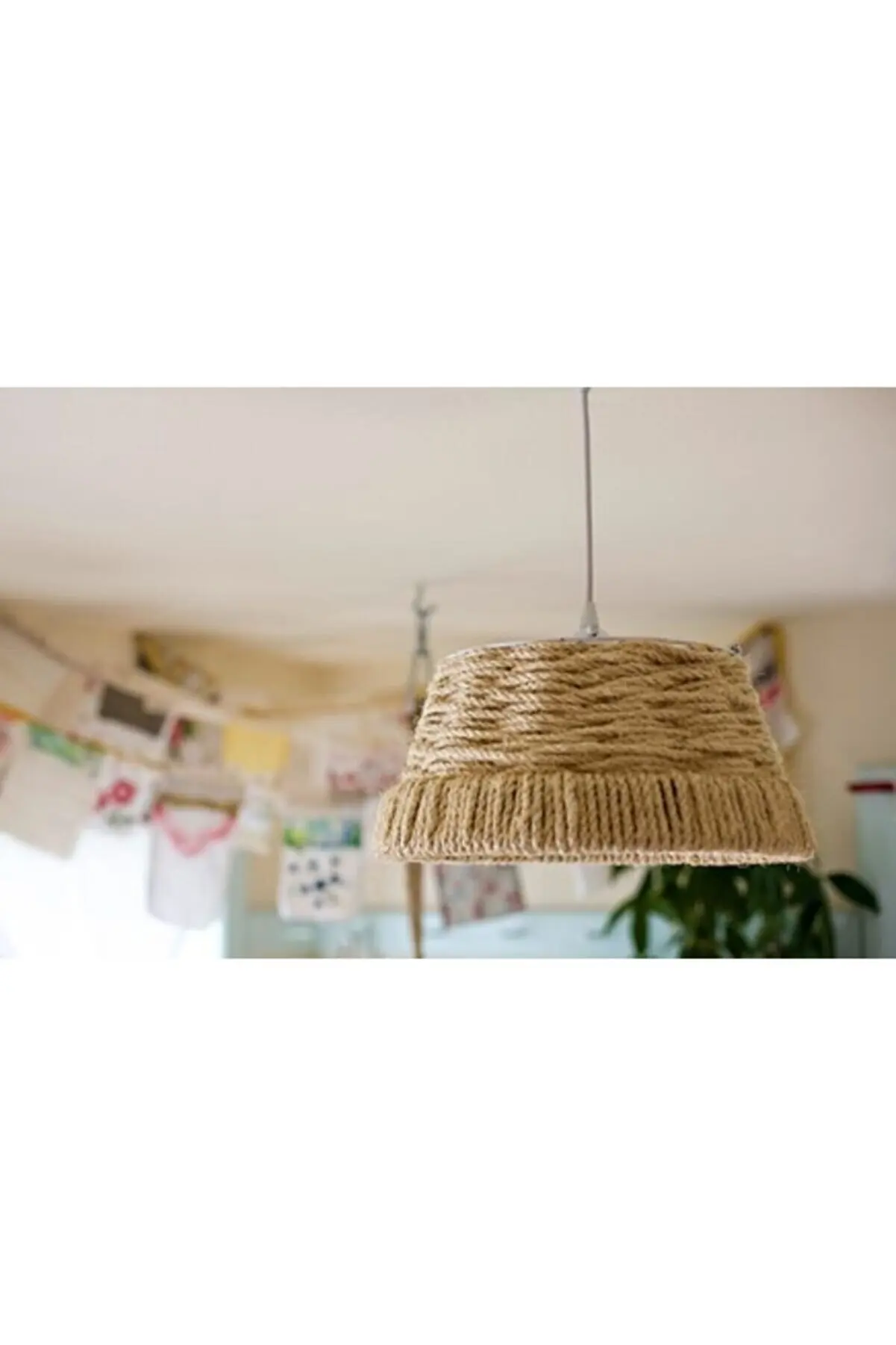 Bohemian Rieten Chinese Geweven Hanglamp Rustieke Kroonluchter Eetkamer, Woonkamer, Slaapkamer Home Decor, Slaapkamer Home Decor Lamp